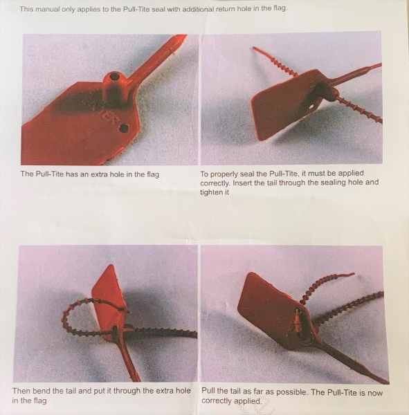 Pull-Tite Kunststoffzugplombe