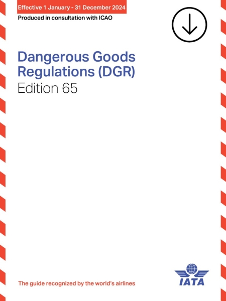IATA Gefahrgutvorschriften englisch Online-Version, 65. Ausgabe 2024