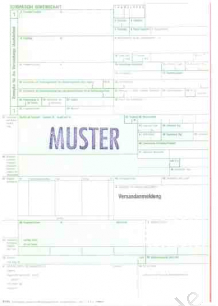 Einheitspapier 0735 Versand (GGV), selbstdurchschreibend