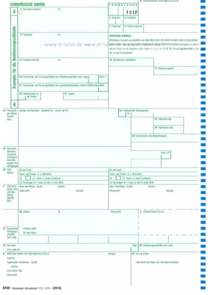 Einheitspapier 0769 T2L
